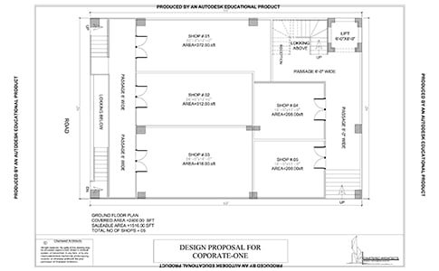 Corporate One Floor PLan