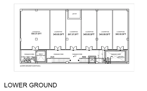 Tower 81 floor plan lower ground